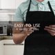 thumbnail image 4 of 18 Pack Delantal de Cocina Negro con 2 Bolsillos Delantal Antisuciedad Adecuado para Barbacoa Cocina Cocina Hornear Restaurante, 4 of 10