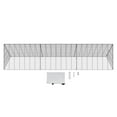 thumbnail image 6 of Chicken Tunnels, Chicken Tunnels for Yard, Portable Chicken Tunnels for Outside Easy Installation, Chicken Coop Run, Suitable for Chickens, Ducks, Rabbits 118.1 x 28 x 24.2 inch (LxWxH), 6 of 10