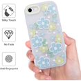 thumbnail image 4 of Case for iPhone SE 2022 / iPhone 7 / iPhone 8,  Light Yellow Flower Floral Design for Women Girl Full Body Slim Soft Protective Case TPU Cover for iPhone SE 2022/iPhone SE 2020/iPhone 7/iPhone 8, 4 of 13