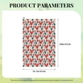 thumbnail image 4 of Picia Roosters Microfiber Golf Towel (24" X 16") with Carabiner Clip, Waffle Pattern Hook - Golf Accessories and Gifts, Father's Day, Christmas, Birthday Gift, 4 of 8