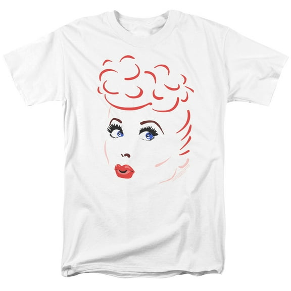 I Love Lucy Lines Face Officially Licensed Adult T Shirt