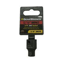 GearWrench 3/8" Drive 5/16" Impact SAE Socket 6 Point 84300