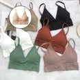 thumbnail image 3 of Top corto deportivo de bienestar Salvador para mujer con tirantes finos sin aros acolchado, 3 of 10