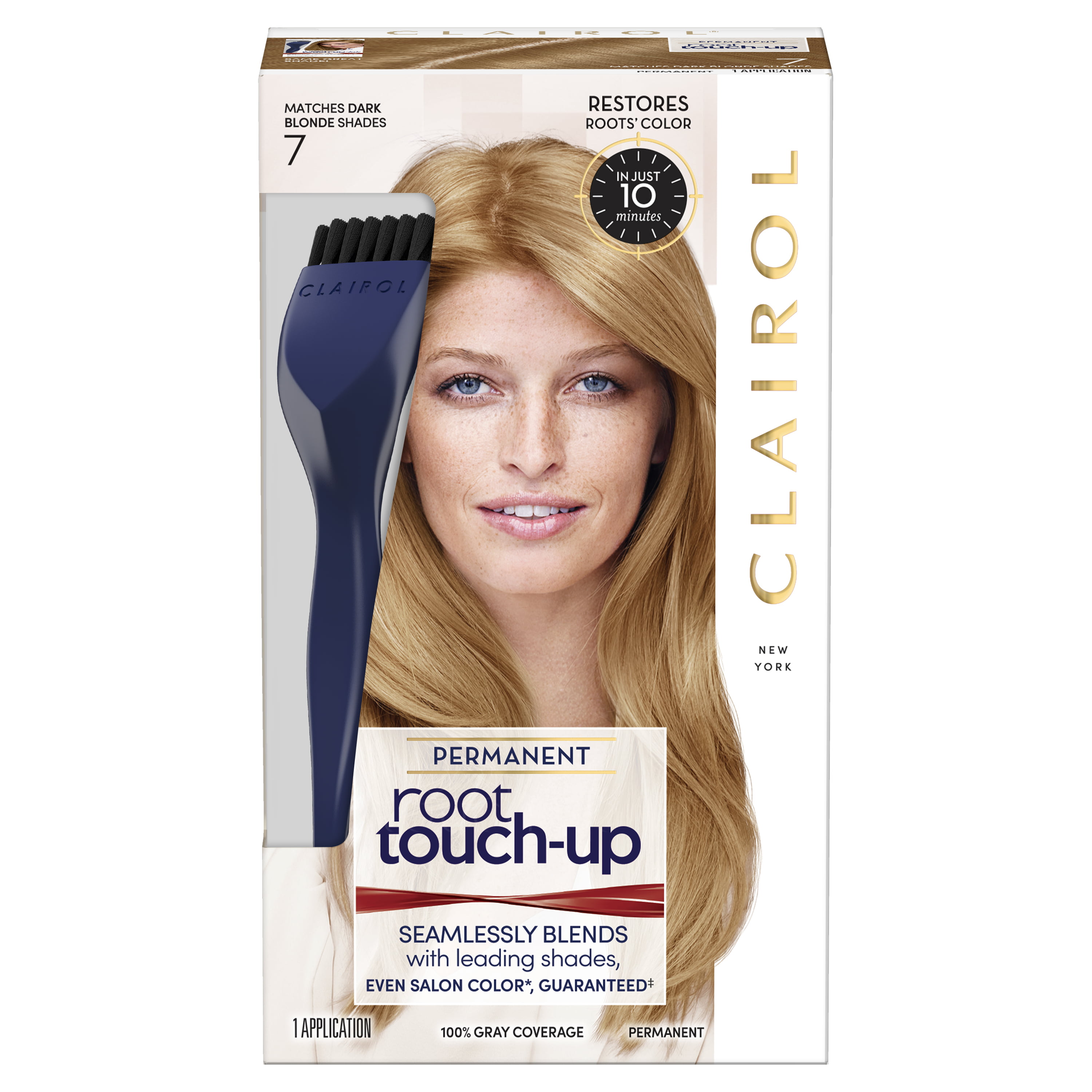 Clairol Root Touch-Up Permanent Hair Color, 7 Dark Blonde - Walmart.com.