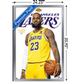 thumbnail image 3 of NBA Los Angeles Lakers - LeBron James Feature Series 23 Wall Poster, 22.375" x 34" Framed, 3 of 5