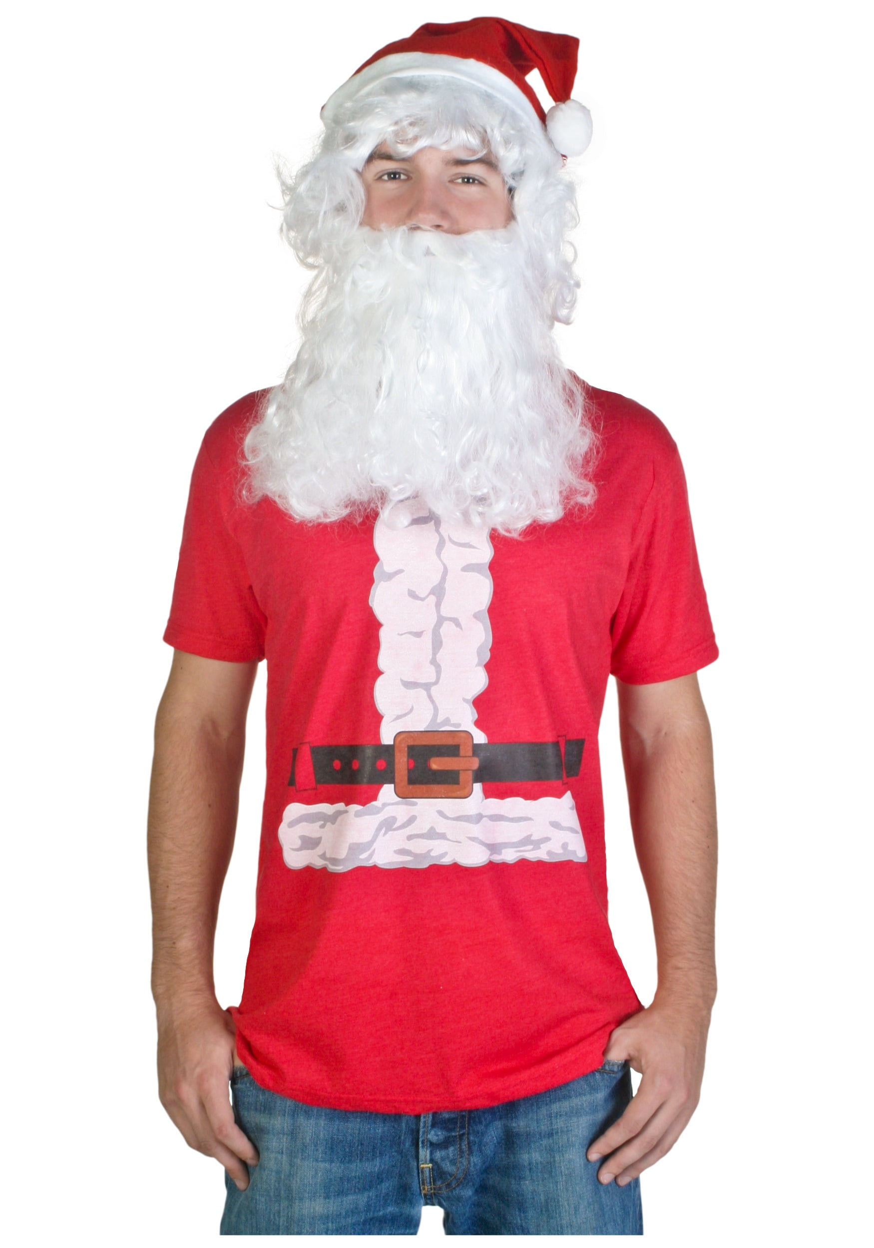Mens santa tshirt Clearance