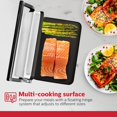 thumbnail image 2 of Holstein Housewares 2-Slice Electric Sandwich & Snack Griddle with Adjustable Temperature, Non-Stick Plates, Black and Copper/Stainless Steel – Golden, Crispy Results in Minutes, 2 of 7
