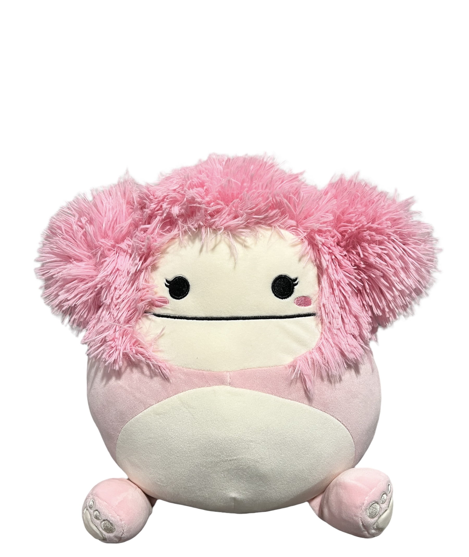 Details about   Squishmallows 12" Brina the Pink Bigfoot KellyToy Cute Plush NWT 2021 