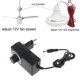 thumbnail image 2 of EU Convertidor CA-CC de 100v-240v Adaptador de fuente de alimentación de 4-12v ajustable para ventilador de 12v, 2 of 5