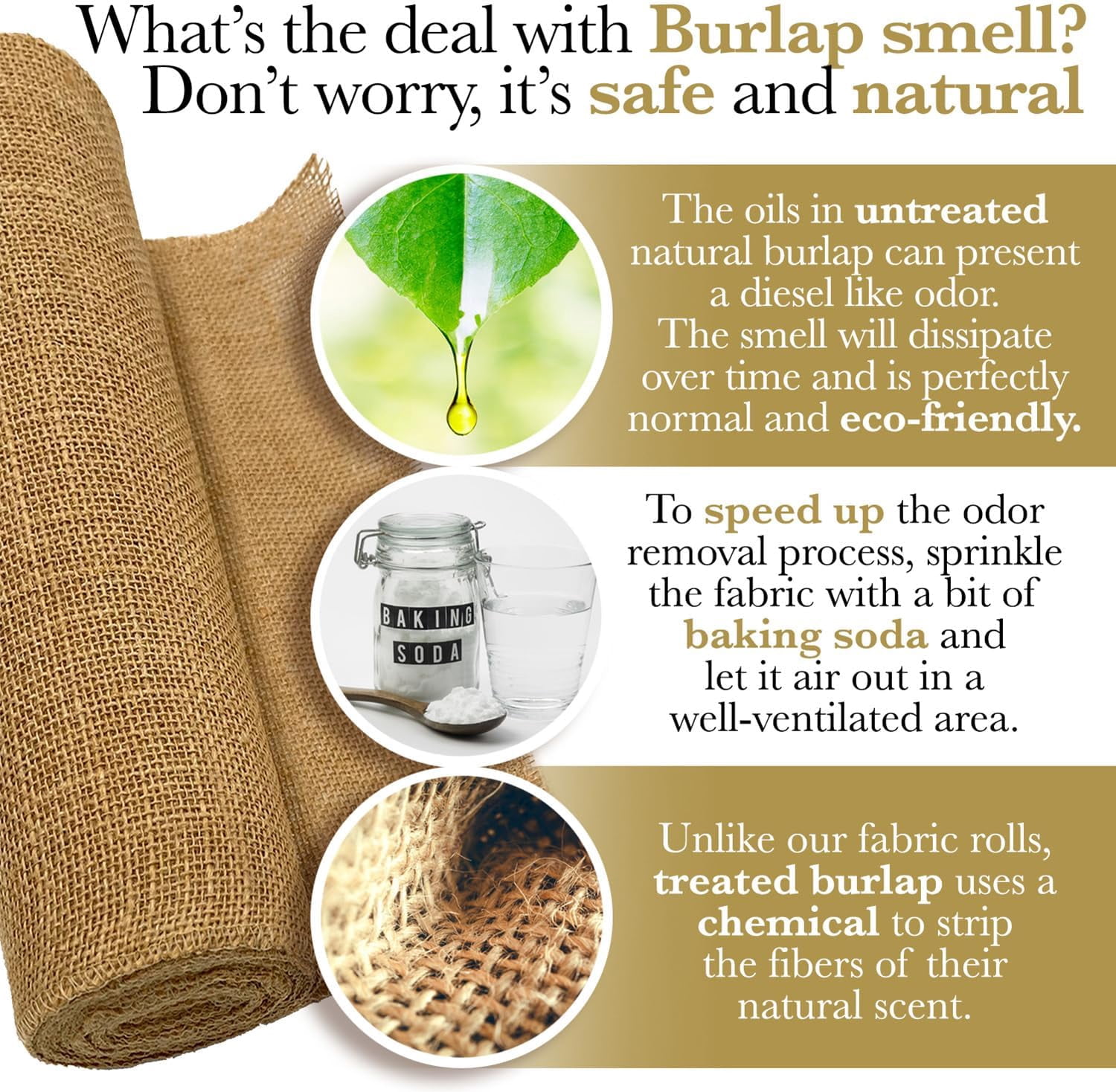 Burloptuous 60"x 16 Feet Gardening Burlap Fabric Roll - Burlap Tree Wrap, Weed Barrier, Multipurpose Natural Burlap Fabric