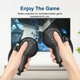 thumbnail image 2 of Adjustable Anti-Slip Grip Cover for Meta Quest 3 Controllers - Silicone Protective Case for Enhanced Durability-Black, 2 of 5