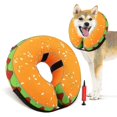 thumbnail image 1 of Recovery Collar For Dogs,inflatable Dog Cone Collar, Adjustable Pet Recovery Cone After Surgery (s)-XL-, 1 of 4