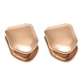 thumbnail image 3 of Miangastore 2pcs Hip-hop Style Teeth Brace Single Tooth Braces Shiny Teeth Teeth Decoration Teeth Accessories (Rose ), 3 of 8