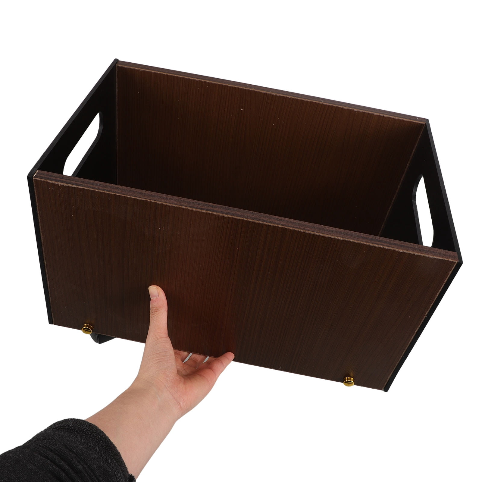 LOLIPPYY Mobile Wooden Book Organizer with Wheels, Under Desk Storage Cart for Dorm, Study Room, Office, and Home Use