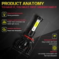 thumbnail image 2 of For Subaru Legacy 2010-2014 LED Headlight + Fog Light Bulbs 6000K, 2 of 10