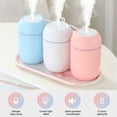 thumbnail image 3 of Yuarrent Humidificador de aire Recargable Oficina USB Humidificación Timing Difusor Continuo / Intermitente Ajustable Travel Mist Maker Humidificadores Rosado, 3 of 6