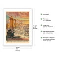 thumbnail image 2 of bardolino - Vintage Railroad Travel Poster by Carlo Cussetti c.1900 - Bamboo Fine Art 290gsm Paper (Unframed) 17x22in, 2 of 4