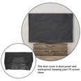 thumbnail image 3 of WEUVEB screen protector TV Dust Cover Black Polyester Protective 1Pcs Home Users, 3 of 6