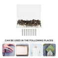 thumbnail image 4 of 120 Pcs Thumbtack Bag Wall Hanger Hanging Photo Hook Pin Picture Frame Nails Office, 4 of 6