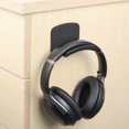 thumbnail image 1 of Neetto Headphone Soporte de colgador Soporte de pared, Gancho para auriculares debajo del escritorio, Soporte universal para Sennheiser, Sony, Bose, Beats, AKG, Audio-Technica, Auriculares para juegos, 1 of 3
