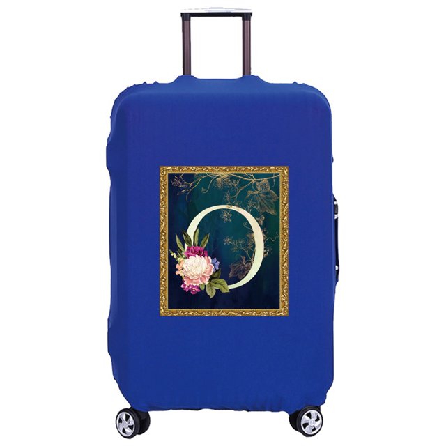 Nouvelles Housses de Valise de Voyage Housses Protectrices Anti-Rayures Housse Anti-Poussière Réutilisable Motif Floral Série 8flowerO L