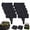 Black, variant on Fountwell Imitation Stone Garden Fence Edging – Grey Cobbled Effect Plastic Retaining Border, Interlocking Decorative Panels for Flower Bed, Lawn, Path, Yard