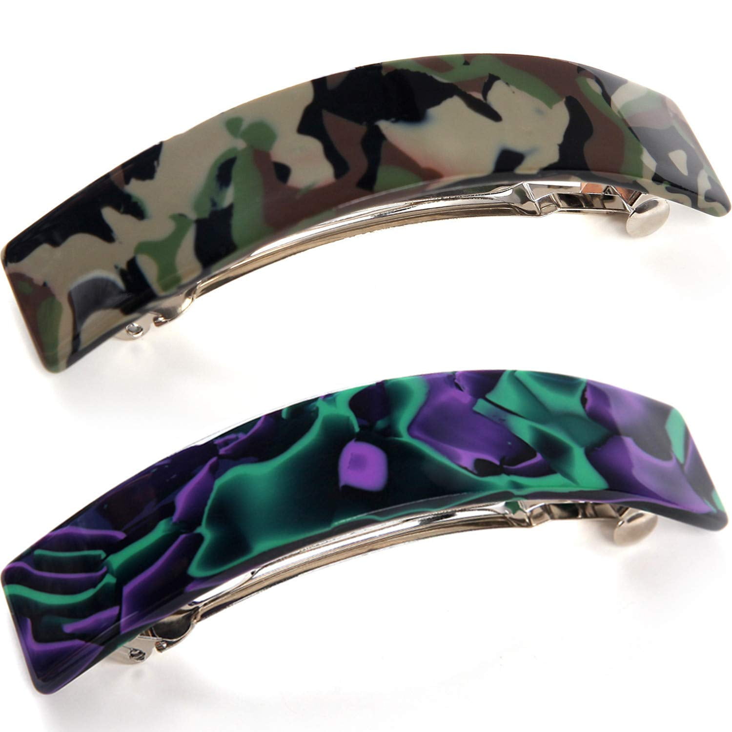 Fashionable French Barrette Acetate Thick Hair Clamp Women Hair Jewelry