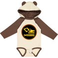 thumbnail image 3 of Inktastic Digger Construction Truck boys Boys Long Sleeve Baby Bodysuit, 3 of 5