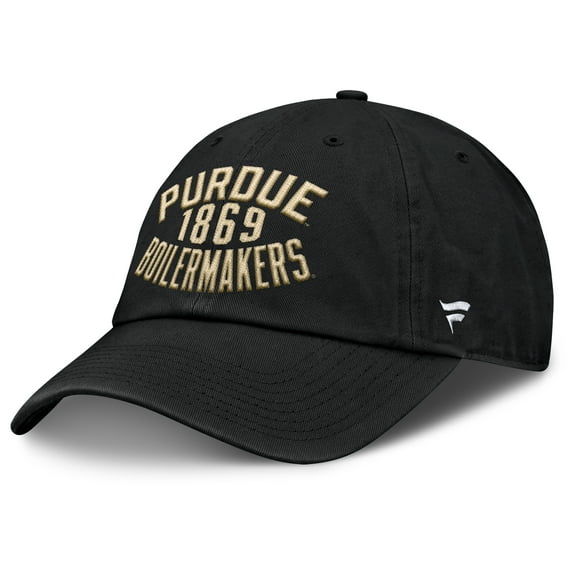 Men's Fanatics Black Purdue Boilermakers Archer Adjustable Hat