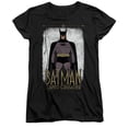 thumbnail image 4 of Batman: Caped Crusader Cartoon Stance Women's T Shirt, Black, Small, 4 of 5
