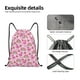 thumbnail image 4 of Fotbe Cute Flamingo Bolsa Mochila con Cordón Estampada, Bolsa de Gimnasio Deportiva, Bolsa Cinch, Bolsa con Cordón para Hombres y Mujeres-Medium, 4 of 6