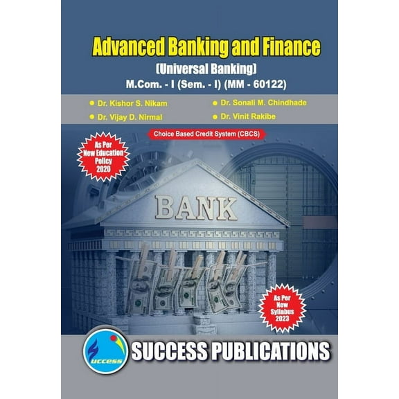 Universal Banking, First Year, M.Com, Sem-I-English, (Paperback)