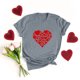 thumbnail image 2 of Camiseta de mujer Camisetas divertidas y lindas de manga corta Camiseta de otoño Hearth Love Camiseta de regalo Tops Blusa Regalo para parejas Pompotops  hfajkhk124751, 2 of 6