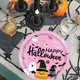 thumbnail image 4 of Juego de vajilla desechable de fantasmas de calabaza linda, platos de papel, servilletas, suministros para fiestas de Halloween, 4 of 6