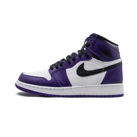 Jordan Youth Air 1 Retro High Og Gs Court Purple 2.0 575441 500 Size - 7Y