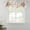 Multicolor, variant on White Boho Tie Up Valance Curtains for Windows, Kitchen Curtains Window Treatments, Retro Ethnic Colorful Flower Aesthetic Art Short Window Shades Valances for Bedroom Bathroom Cafe 42"x18"