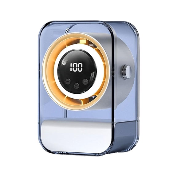 IFRINID Portable Desk Fan with Bluetooth Speaker, USB Rechargeable Personal Table Fan with Night Light, Adjustable Speed, Quiet Cooling for Home, Office, Dorm & Travel
