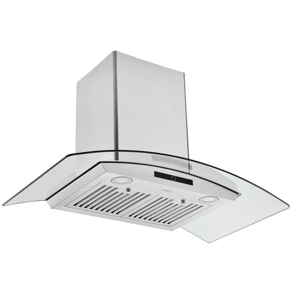 Ancona 36 in. Convertible Wall-Mounted Range Hood in Stainless Steel