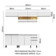 thumbnail image 3 of Cocina Integral Completa Modular Madesa Mariana 280cm BB, 3 of 5