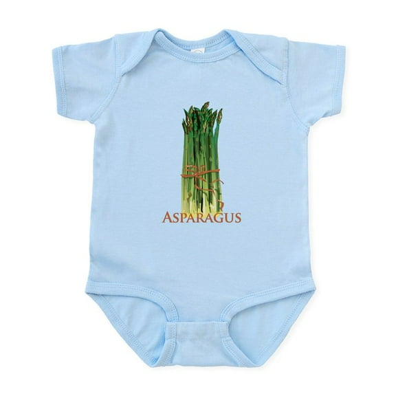 CafePress - Green Asparagus Infant Bodysuit - Baby Light Bodysuit, Size Newborn - 24 Months