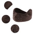 thumbnail image 3 of Unique Bargains 1 Pc Two-in-one Face Mask Ear Protection Balaclava for Cycling Brown, 3 of 6