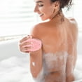 thumbnail image 2 of Unique Bargains Bath Brush for Shower 4.72"x2.76"x1.69" 1 Pc Pink, 2 of 6