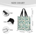 thumbnail image 3 of Fotbe Floral In Teal Bolsa Tote con Estampado para Mujer, Bolsos con Cremallera, Bolsa de Hombro Casual de Gran Capacidad con Bolsillos Internos, 3 of 7