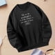 thumbnail image 1 of Sudadera para mujer de manga larga Tops Jersey Casual Otoño Invierno Regalo de Cumpleaños Sudadera con cuello redondo Ropa deportiva para uso diario L Yinane sudadera para mujer, 1 of 8