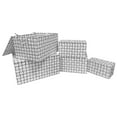 thumbnail image 1 of Jessar - Ensemble de 5 Paniers de Rangement en Tissu avec Couvercles Rabattables, Blanc, 1 of 2