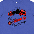 thumbnail image 4 of Inktastic My Nana Loves Me with Cute Ladybugs Youth T-Shirt, 4 of 5