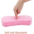 thumbnail image 3 of Esponjas grandes - 5 almohadillas de esponja para limpieza de automóviles de alta espuma (rosa) Namotu WRJM-212, 3 of 4