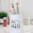 thumbnail image 4 of Stainless Kitchen Utensil Holder, Holder Draining Storage Rack White, 4 of 8