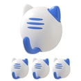 thumbnail image 2 of 4 ganchos de pared para toallas de baño, multiusos, para colgar en la pared. Azul, 2 of 6