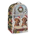 thumbnail image 2 of HELLHERO Christmas Puppy Pattern Dust Cover for Kitchen Proof Stain, Elastic Dust prevent 15.94"H x 9.45"L x 7.28"W, 2 of 6